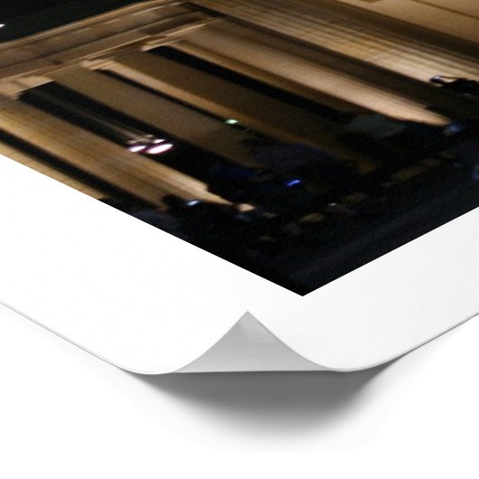 Brandenburger Nacht Poster (Ecke)