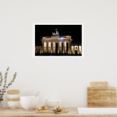 Brandenburger Nacht Poster (Küche)