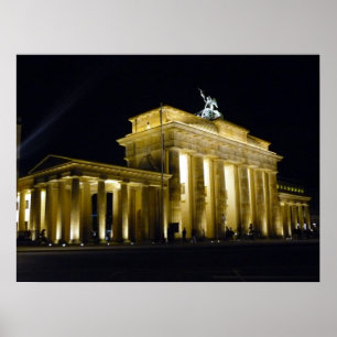 Brandenburger Nacht Poster