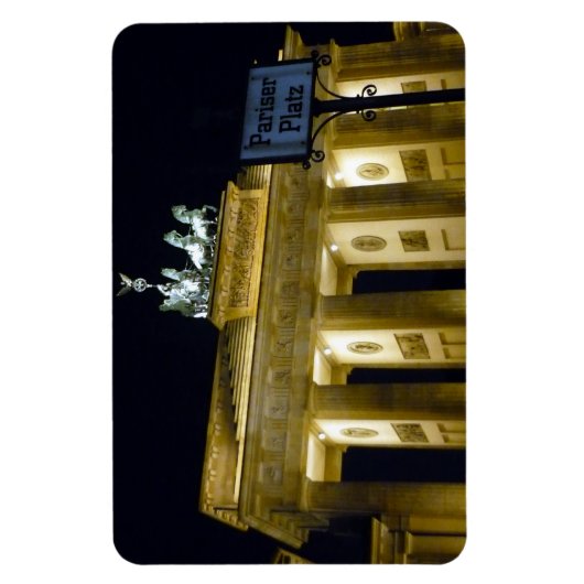 Brandenburger Parkplatz Magnet (Vertikal)