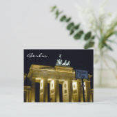 Brandenburger Parkplatz Postkarte (Stehend Vorderseite)