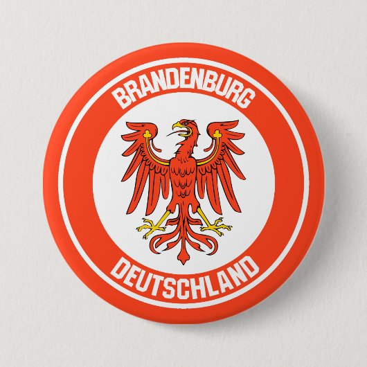 Brandenburger RundEmblem Button (Vorderseite)