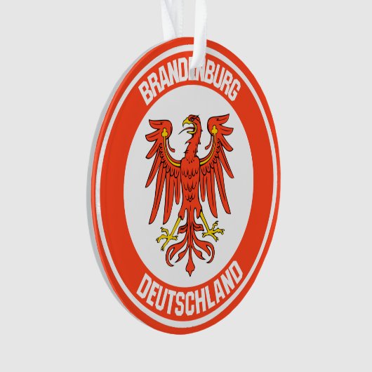 Brandenburger RundEmblem Ornament (Vorderseite)