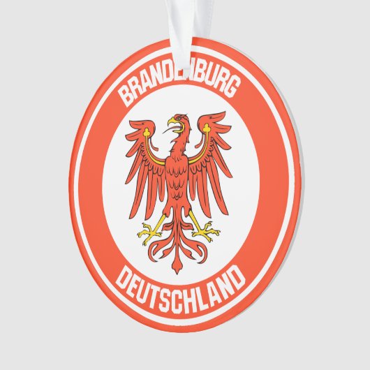 Brandenburger RundEmblem Ornament (Vorderseite)