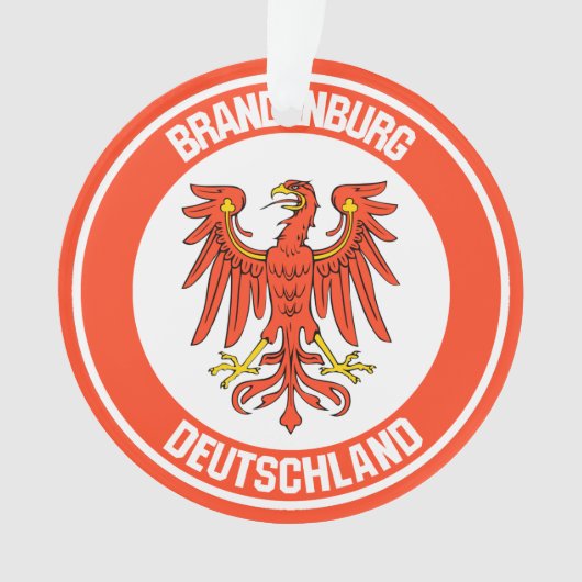 Brandenburger RundEmblem Ornament (Vorderseite)