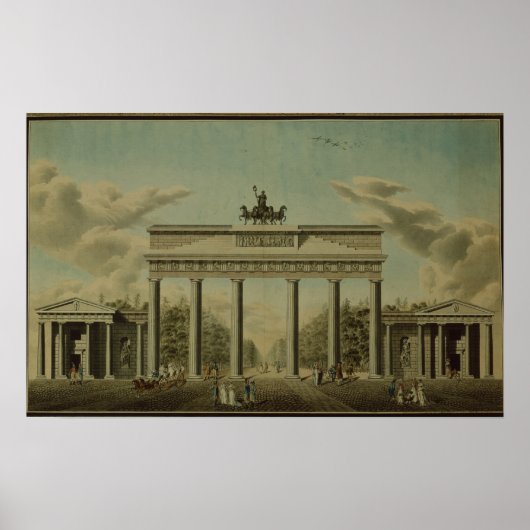 Brandenburger Tor, 1812 Poster (Vorne)