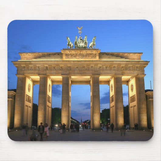 Brandenburger Tor Abend Mousepad (Vorne)