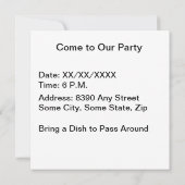 Brandenburger Tor, Berlin, Deutschland Einladung (Rückseite)