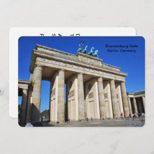 Brandenburger Tor, Berlin, Deutschland Einladung