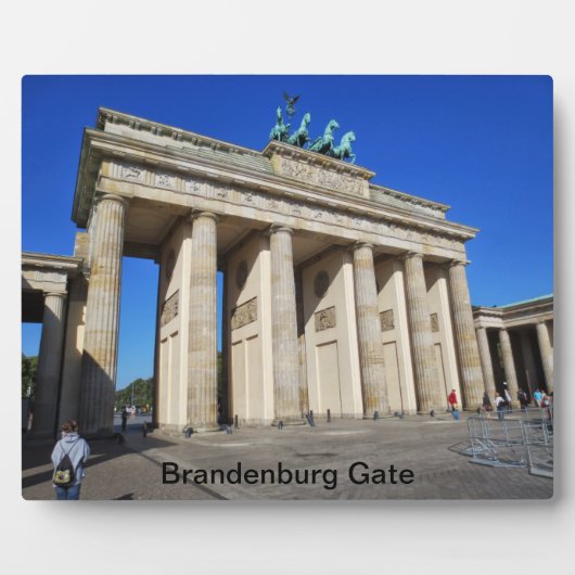Brandenburger Tor, Berlin, Deutschland Fotoplatte (Vorderseite)