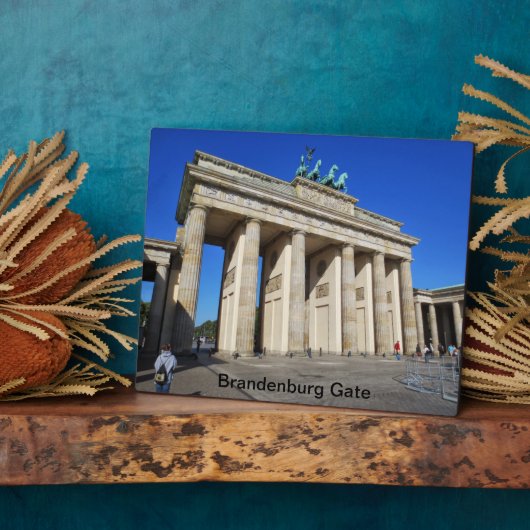 Brandenburger Tor, Berlin, Deutschland Fotoplatte (Seite)
