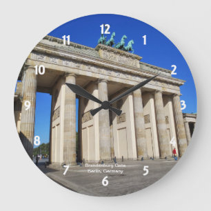 Brandenburger Tor, Berlin, Deutschland Große Wanduhr