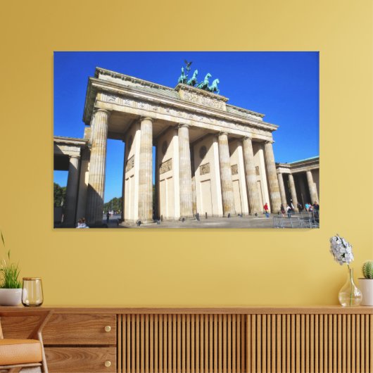Brandenburger Tor, Berlin, Deutschland Leinwanddruck (Insitu (Wohnzimmer))