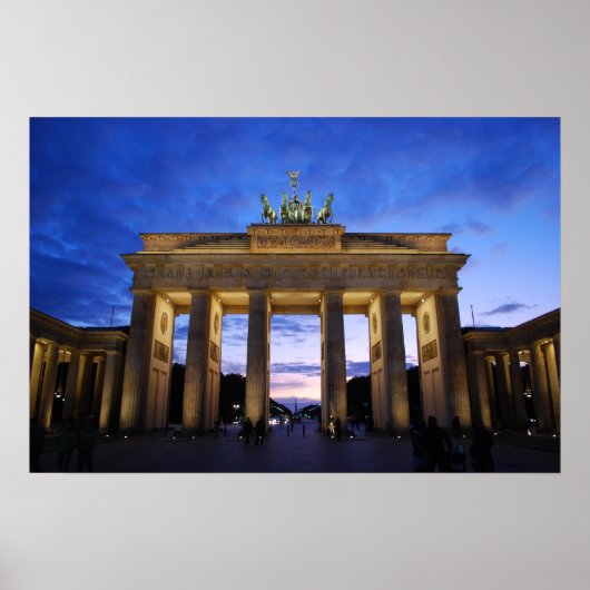 Brandenburger Tor - Berlin, Deutschland Poster (Vorne)