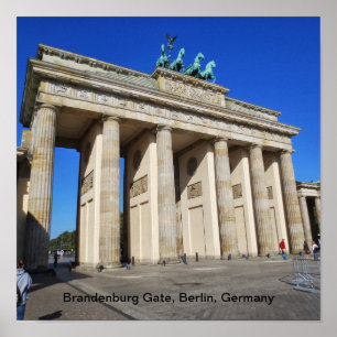Brandenburger Tor, Berlin, Deutschland Poster