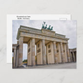 Brandenburger Tor, Berlin, Deutschland Postkarte (Vorne/Hinten)