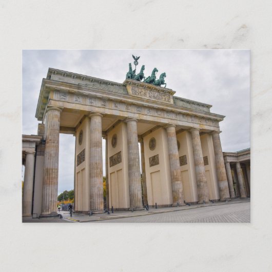 Brandenburger Tor, Berlin, Deutschland Postkarte (Vorderseite)