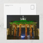 Brandenburger Tor, Berlin, Deutschland Postkarte (Vorne/Hinten)