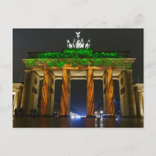 Brandenburger Tor, Berlin, Deutschland Postkarte (Vorderseite)