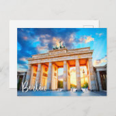 Brandenburger Tor, Berlin, Deutschland Postkarte (Vorne/Hinten)
