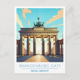 Brandenburger Tor Berlin Deutschland Reisen Postkarte