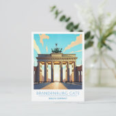 Brandenburger Tor Berlin Deutschland Reisen Postkarte (Stehend Vorderseite)