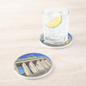 Brandenburger Tor, Berlin, Deutschland Sandstein Untersetzer (Seite)