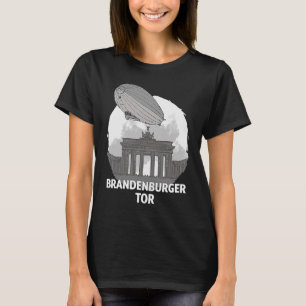 Brandenburger Tor Berlin Deutschland Silhouette Ou T-Shirt