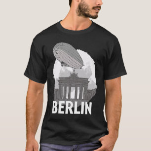 Brandenburger Tor Berlin Deutschland Silhouette Um T-Shirt