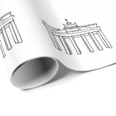 Brandenburger Tor Berlin Geschenkpapier (Rolleneckpunkt)