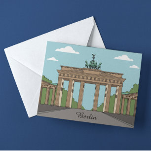 Brandenburger Tor Berlin – Klassisches Stadtdenkma Postkarte