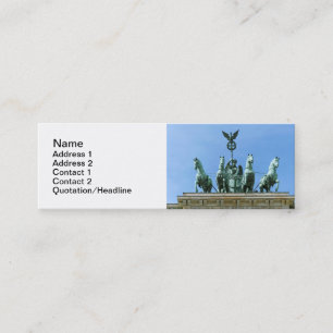 Brandenburger Tor Berlin Mini Visitenkarte