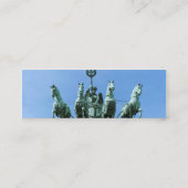 Brandenburger Tor Berlin Mini Visitenkarte (Rückseite)