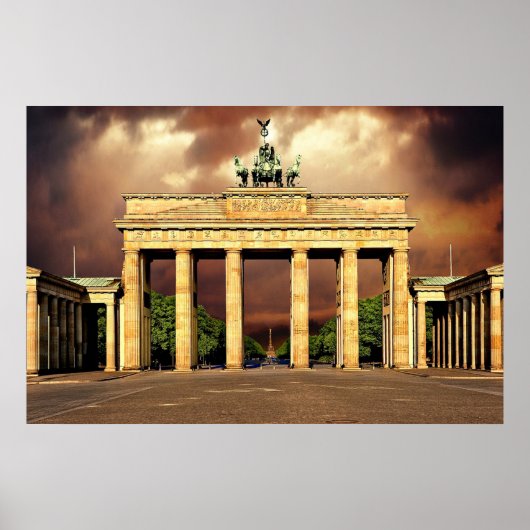 Brandenburger Tor Berlin Poster (Vorne)
