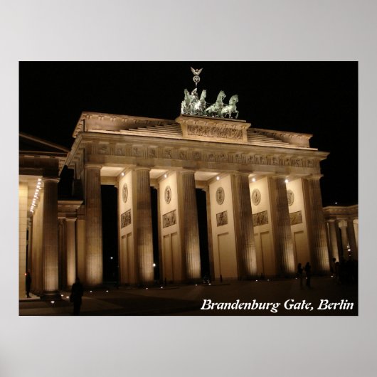 Brandenburger Tor, Berlin Poster (Vorne)