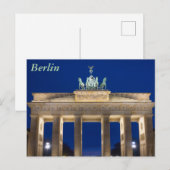 Brandenburger Tor, Berlin Postkarte (Vorne/Hinten)