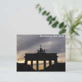 Brandenburger Tor, Berlin Postkarte (Stehend Vorderseite)