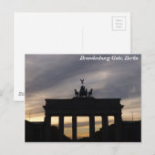 Brandenburger Tor, Berlin Postkarte (Vorne/Hinten)