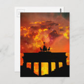 Brandenburger Tor, Berlin Postkarte (Vorne/Hinten)