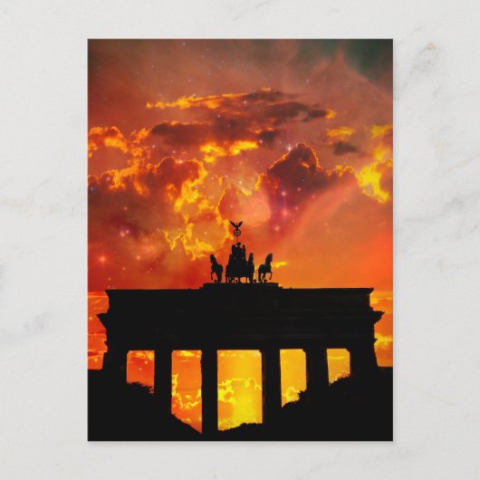 Brandenburger Tor, Berlin Postkarte (Vorderseite)