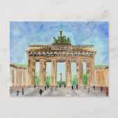 Brandenburger Tor Berlin Postkarte (Vorderseite)