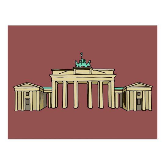 Brandenburger Tor Berlin Postkarte