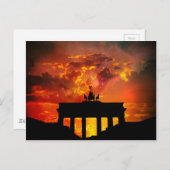 Brandenburger Tor, Berlin Postkarte (Vorne/Hinten)