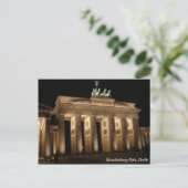 Brandenburger Tor, Berlin Postkarte (Stehend Vorderseite)