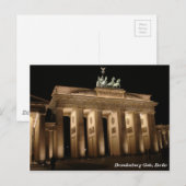 Brandenburger Tor, Berlin Postkarte (Vorne/Hinten)
