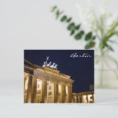 Brandenburger Tor berlin Postkarte (Stehend Vorderseite)