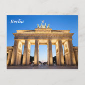 Brandenburger Tor Berlin Postkarte (Vorderseite)