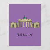 Brandenburger Tor Berlin Postkarte (Vorderseite)