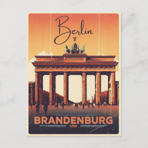 Brandenburger Tor - Berlin Urlaubsreise Postkarte