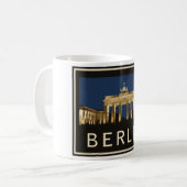 Brandenburger Tor Berlins Kaffeetasse (Vorderseite Links)